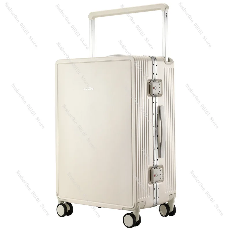 

Center Wide Tie Rod Luggage - 20 Inch Universal Wheel Silent Solid Boarding Case