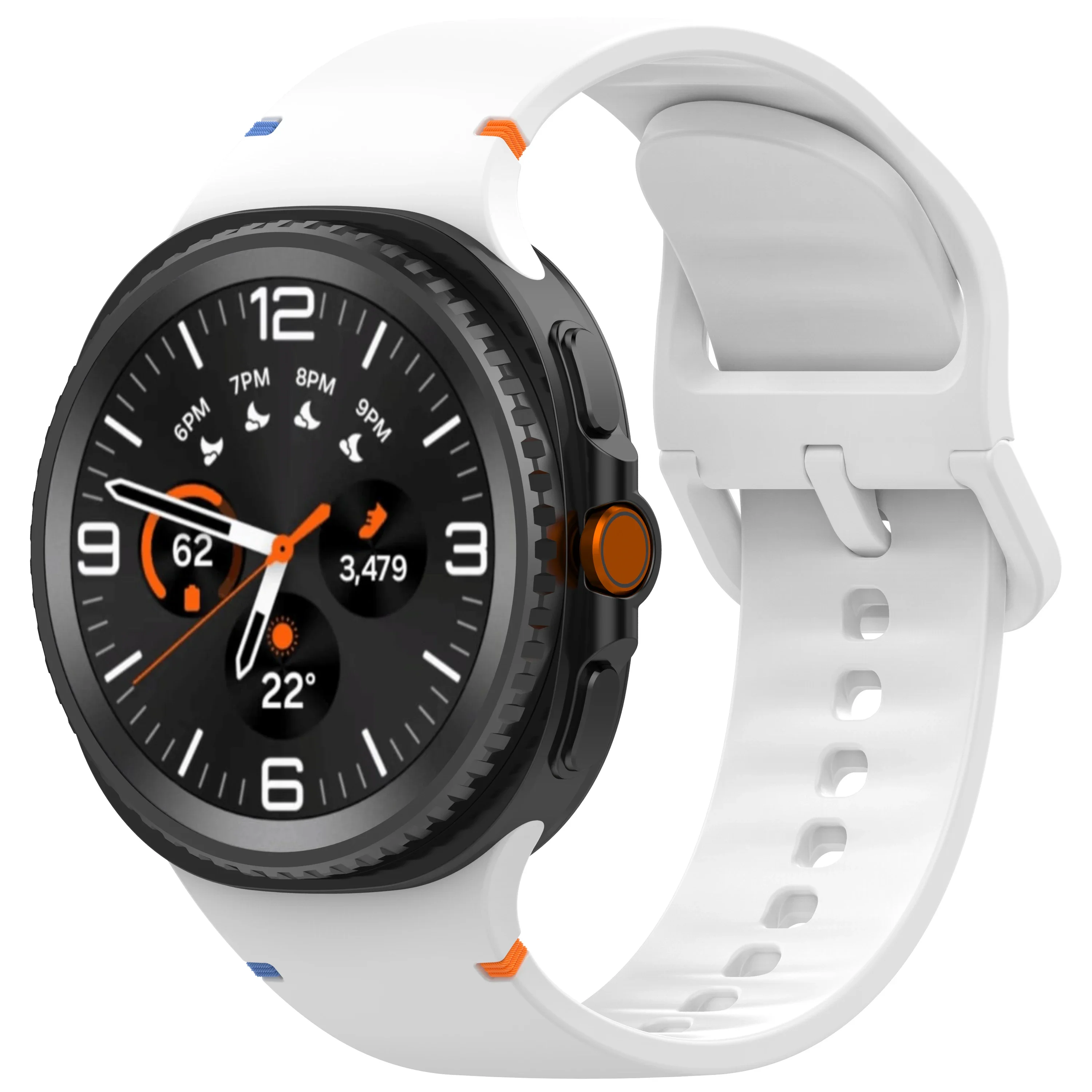 2PCS Protective Case +Silicone Strap For Samsung Galaxy Watch 8 40mm 44mm / Classic 46mm