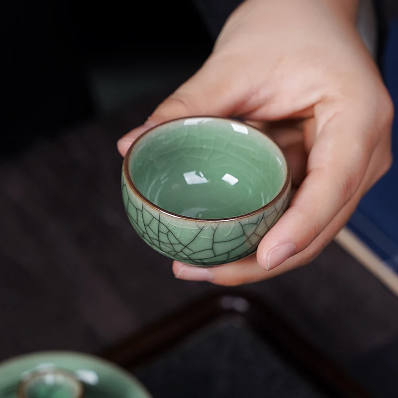 

Чайная чашка Cerc Gongfu, чаша для чаепития, одиночная чашка, стакан для вина Cerc, чайная чаша из Longquan, доступная цена