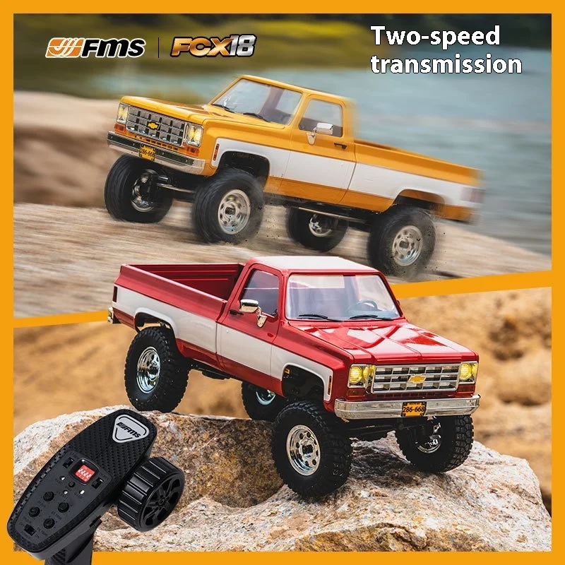 Fms Chevrolet K10 Classic Retro Dual Speed Door Bridge Off Road Climbing Vehicle 18 Scale Remote Control Simulation Car Model