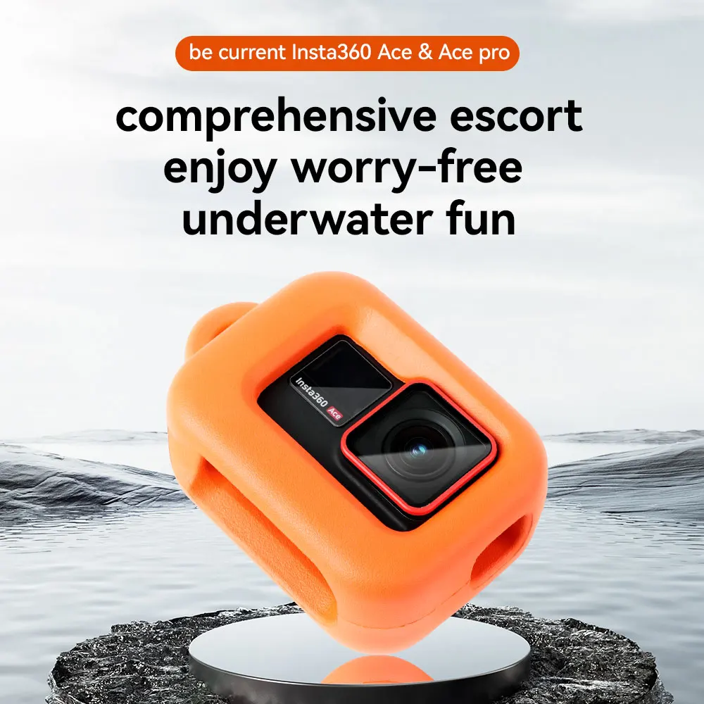 TELESIN Waterproof protective Case Buoyancy Underwater Diving Shell For Insta 360 Ace AcePro Insta360 Ace Pro Action Camera