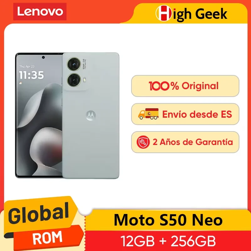 Global Rom Lenovo MOTOROLA Moto S50 Neo 5G 6,7 pulgadas pOLED 120 Hz Pantalla Snapdragon 6s Gen3 5000 mAh Batería 50 MP Cámara CN Version Motorola g85