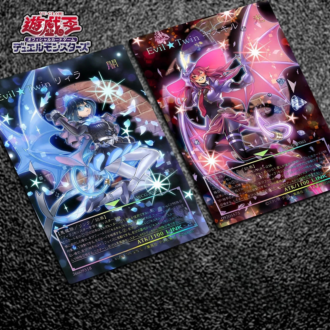 DIY Self Made Yu-Gi-Oh! Live Twin Lil-la Ki-sikil Flash Card Anime Color Flash Peripheral Game Collection Card Holiday Gift