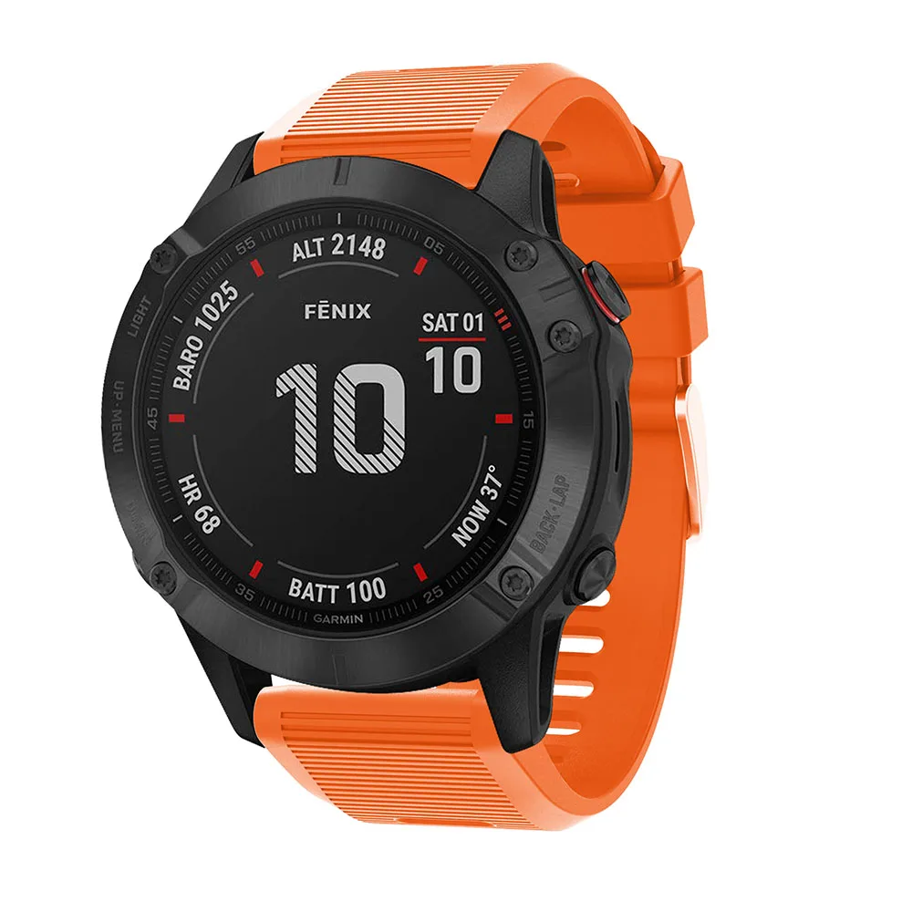 26mm Quick Release Silicone Strap For Garmin Fenix 5X 6X 7X Smart Watch Band Garmin Enduro 2 Tactix 7