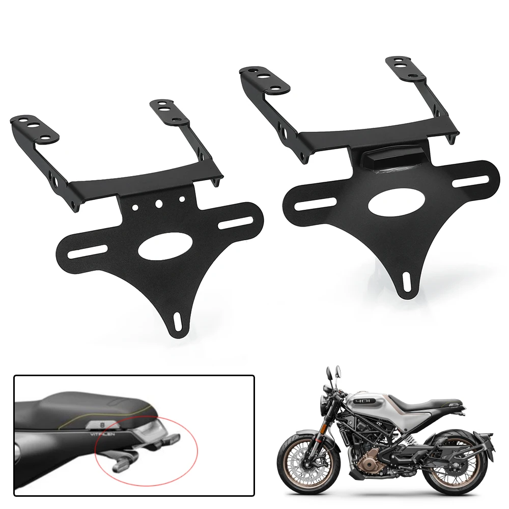 

Motorcycle License Plate Holder Tail Light Bracket Fender Eliminator Kit For Husqvarna VitPilen 401 SvartPilen 125 200 250 401