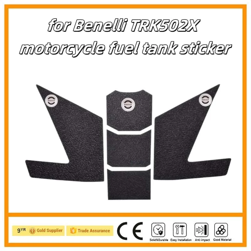 

Motorcycle Sticker Tank Non Slip Tank Traction Side Pad Protective Decal for Benelli TRK502X