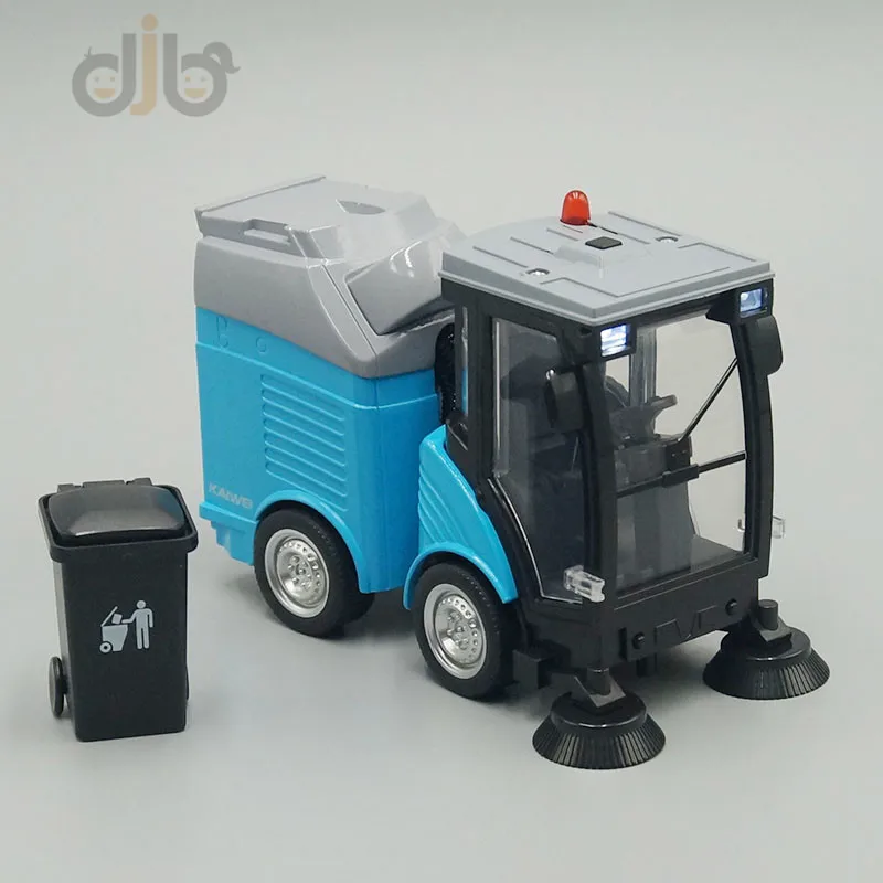 

Diecast Sweeper Truck Garbage Cleaning Vehicle Model Toy with Sound & Lights