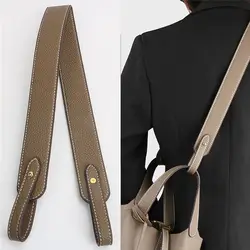 PU Leather Solid Color Bag Strap Women Handbag Belt Wide Shoulder Bag Strap Replacement Adjustable Bag Strap Bag Accessories