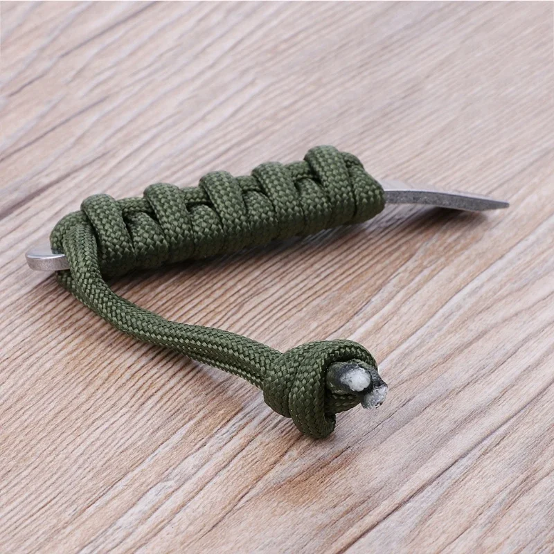 

for Crowbar Hand Tool Crank Scraper Cable Winder Lifter Keychain Mini Stainless Steel Pocket Metal for Crowbar Bbq grill cover