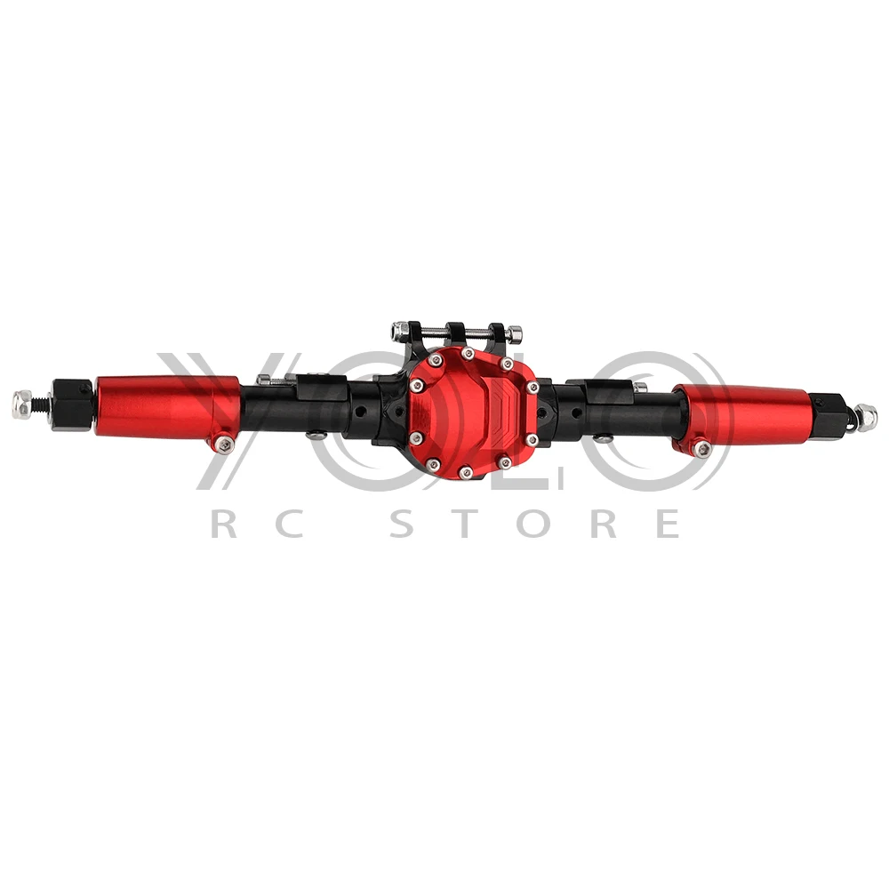 SCX10 II Aluminum Alloy CNC Straight Front Rear Axle 29T/8T for 1/10 RC Crawler Axial AR44 90047 90046 Kit Metal Upgrade Parts image 3