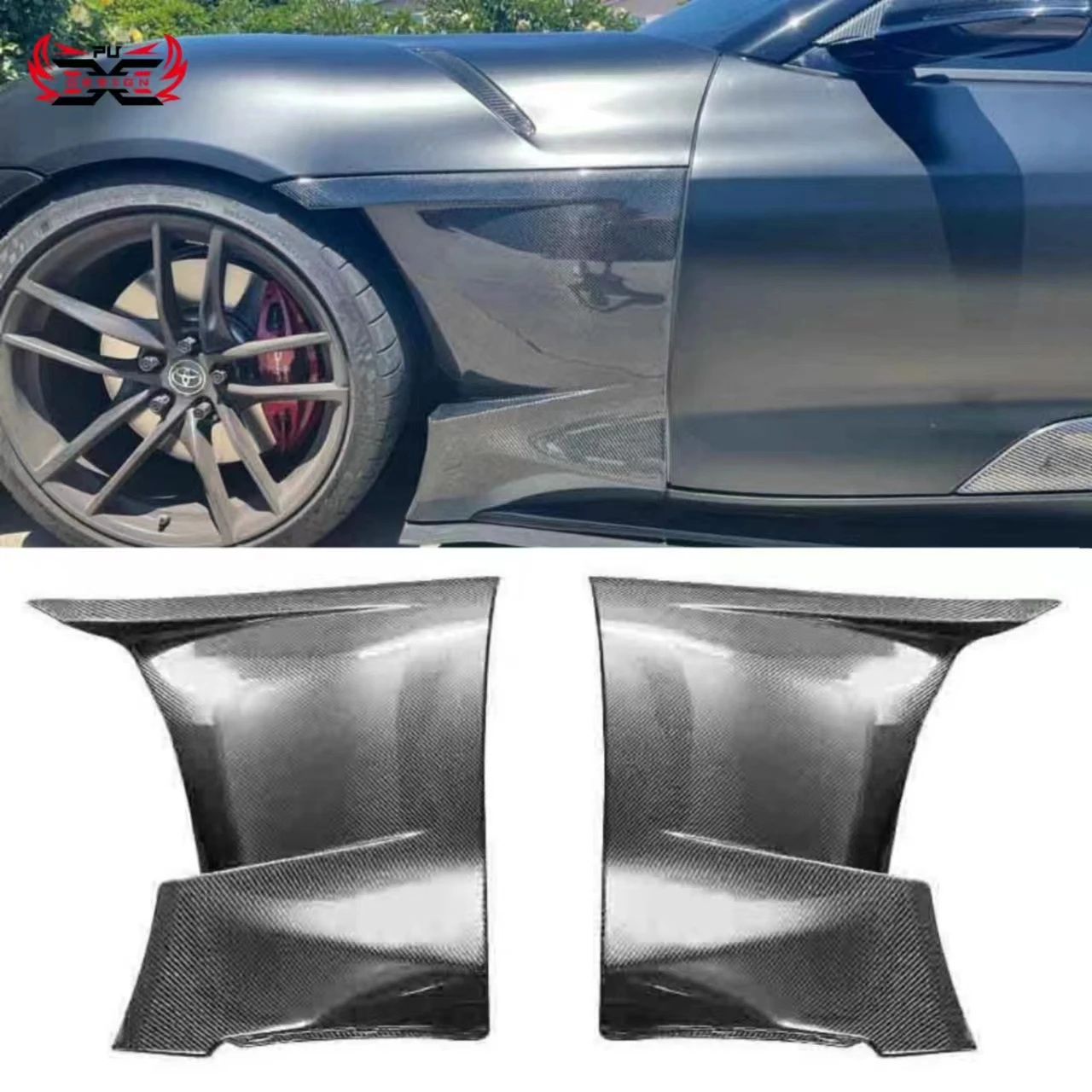 For Toyota Gr Supra A90 A91 Mkv Carbon Fiber Side Fender Evs Style Fenders Front Fender Car Accessories Car Modification