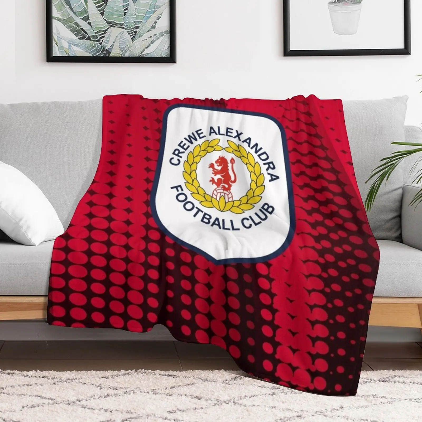 Crewe Alexandra FC Throw Blanket warm winter For Sofa Thin Sofas Blankets