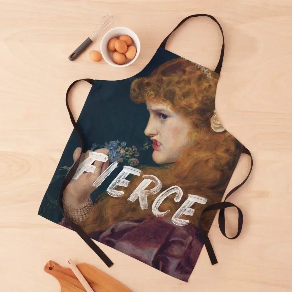 

Fierce - Feminist Apron barber uniform Useful Things For Kitchen Woman Kitchens Waterproof Apron