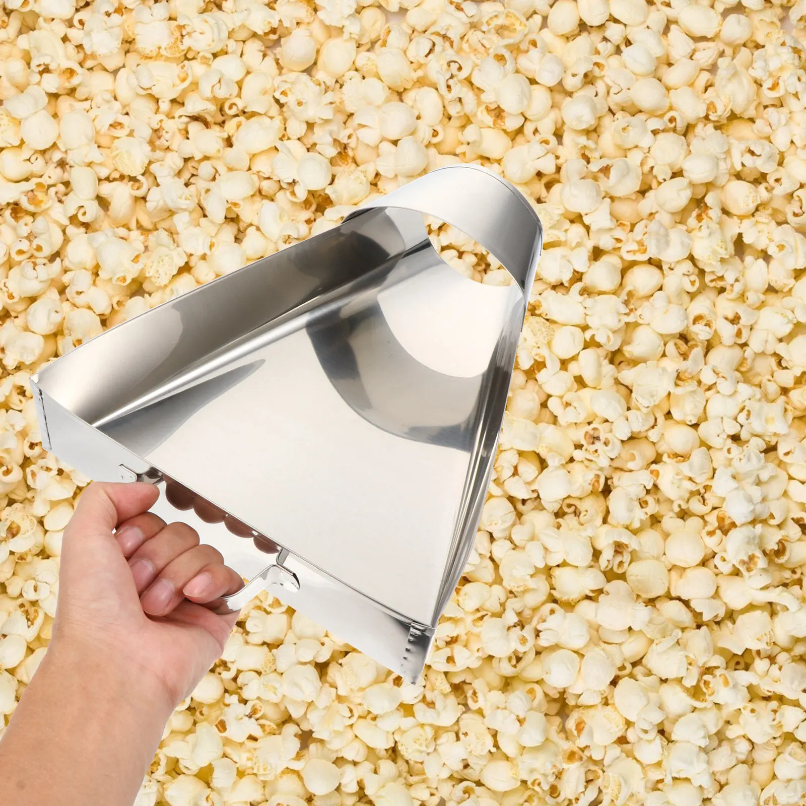 

Stainless Steel Shovel Large Capacity Scoop For Popcorn Fries Ice Cubes Home Supermarket Store Appliance Parts French