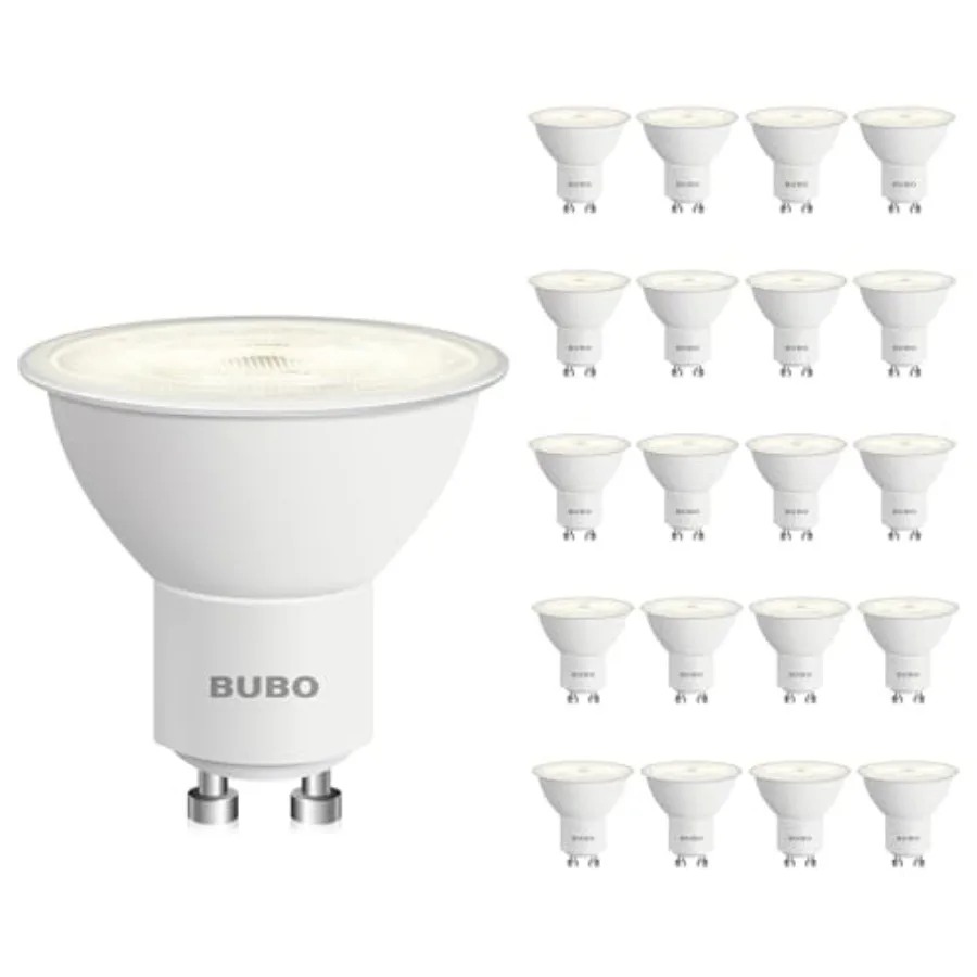 

GU10 LED Bulb 6W Equivalent 50W 650 Lumens Non-Dimmable GU10 Bulb Replacement for Track Lighting MR16 LED Bulb for Kitchen Rang