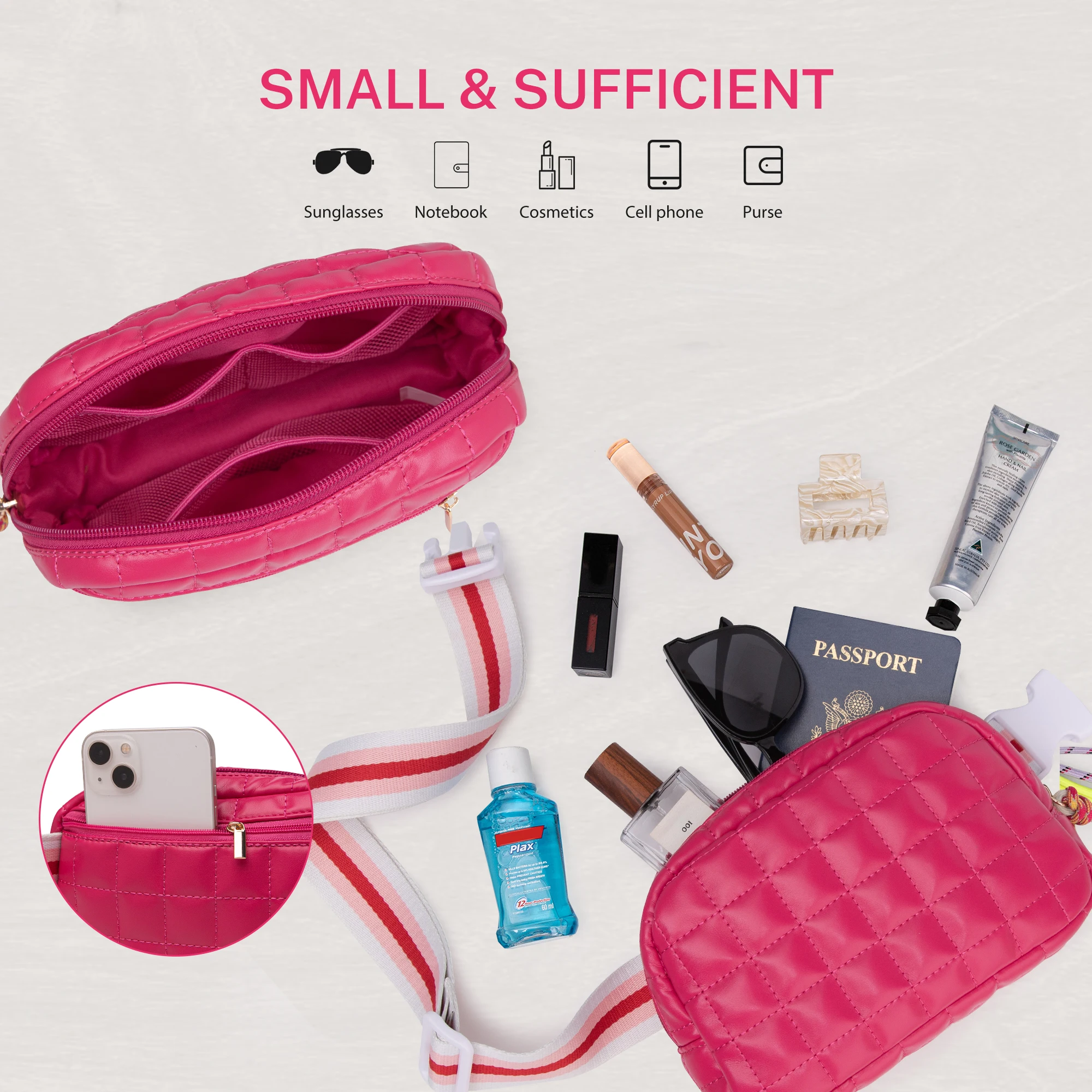 Bolsa Puffer Acolchoada, Bolsa - Running Belt avaliação e preço
