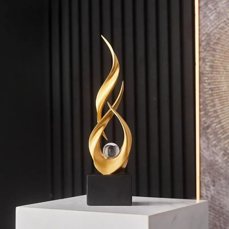 Ornament Living room wine cabinet TV cabinet decoration light luxury high-end office soft decoration