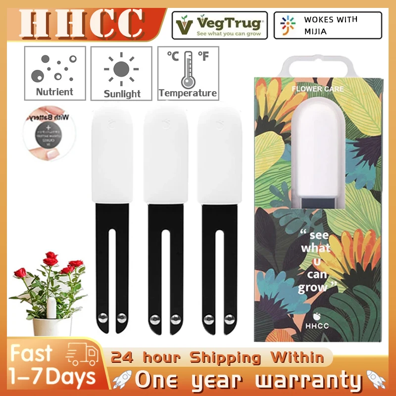 HHCC Flower Care Max Smart Plant Monitor Flower Products Monitor Flora Garden Grass Soil Water Fertility For Xiaomi Mijia APP