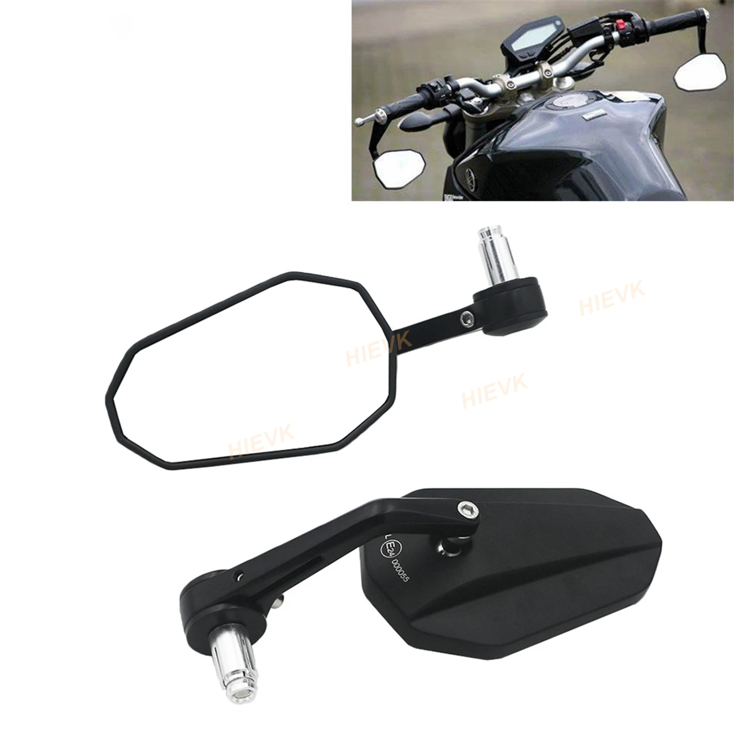 

Universal Motorcycle 7/8" 22mm Handle Bar End Rearview Mirror For DUKE250 DUKE390 DUKE 390 250 125 250 690 790 890 890R 1290
