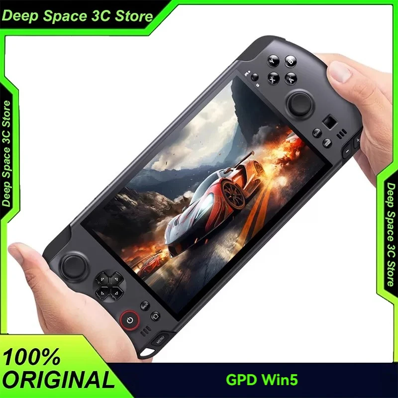 

GPD Win5 AMD385/395 Handheld Gaming Console 7" 120Hz 1080P LTPS Screen M.2 2280 SSD Windows11 RGB Ergonomic Handheld Game Player