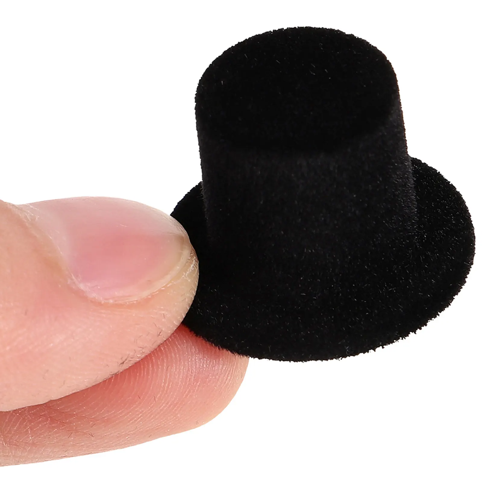 40 peças chapéu de palhaço decorativo decoração de natal festa de aniversário mini boneco de neve preto