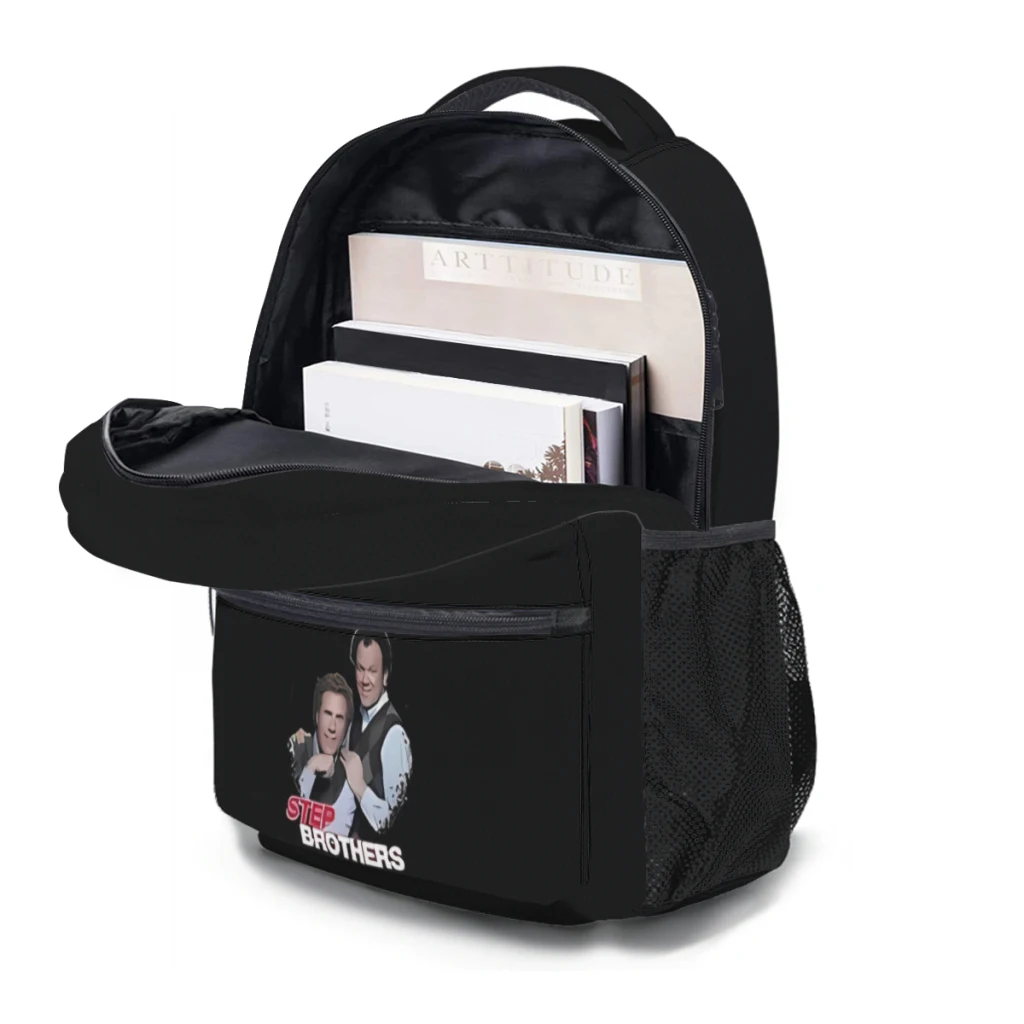 Guffaws Galore Step Brothers Sac à dos pour enfants, Hilarious Take On, Mixed Family Life, Student Backpack, Large Capacity