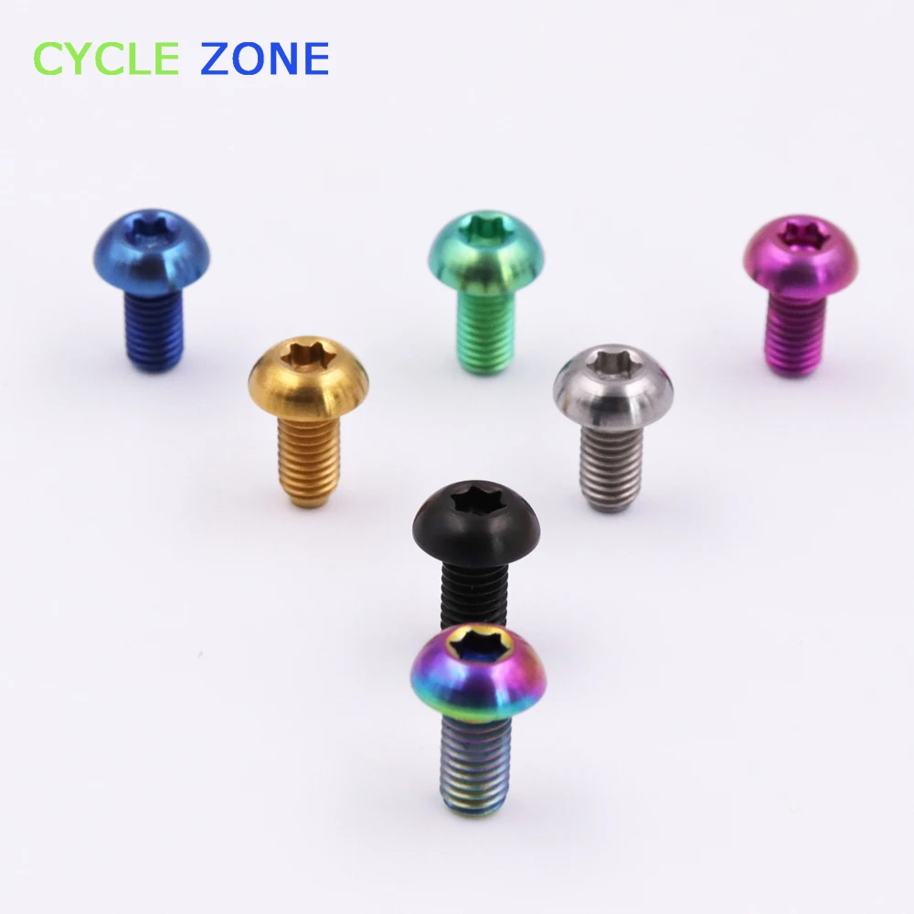 Top Quality M5x12mm Titanium Ti Bottle Holder Bolt Bike Bicycle T25 M5*12mm Water Bottle Cage Screw