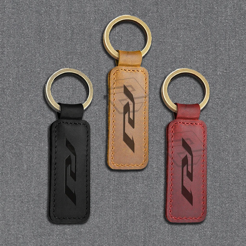 

For Yamaha R1 YZF-R1 motorcycle keychain leather keychain pendant accessories after 2015
