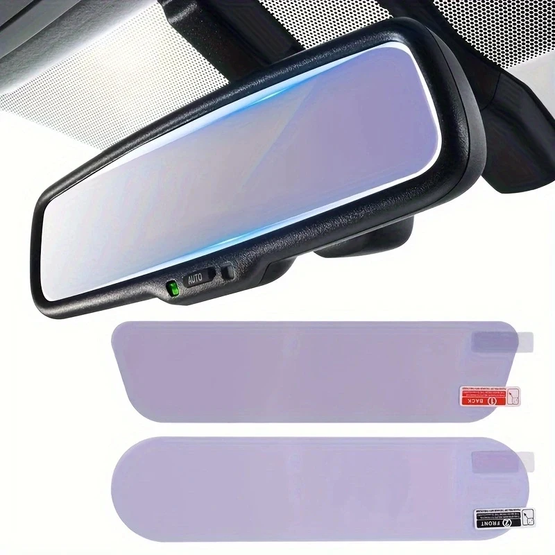 Anti-Glare Car Interior Mirror Film Rearview Mirror Anti Fog Film Auto Night Reversing Glare Protection Sticker Accessories
