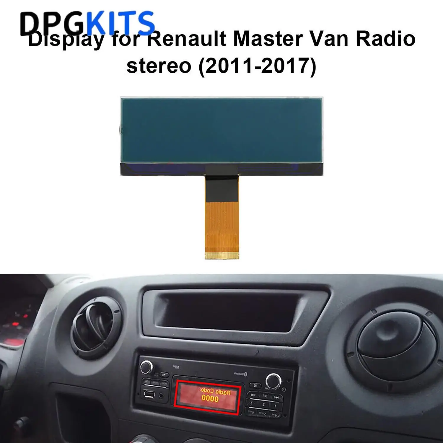 AGC-1220RF-A AGC-0060RF-A LCD Display Car Radio Stereo For Mercedes Citan Renault Master Duster Dacia Duster