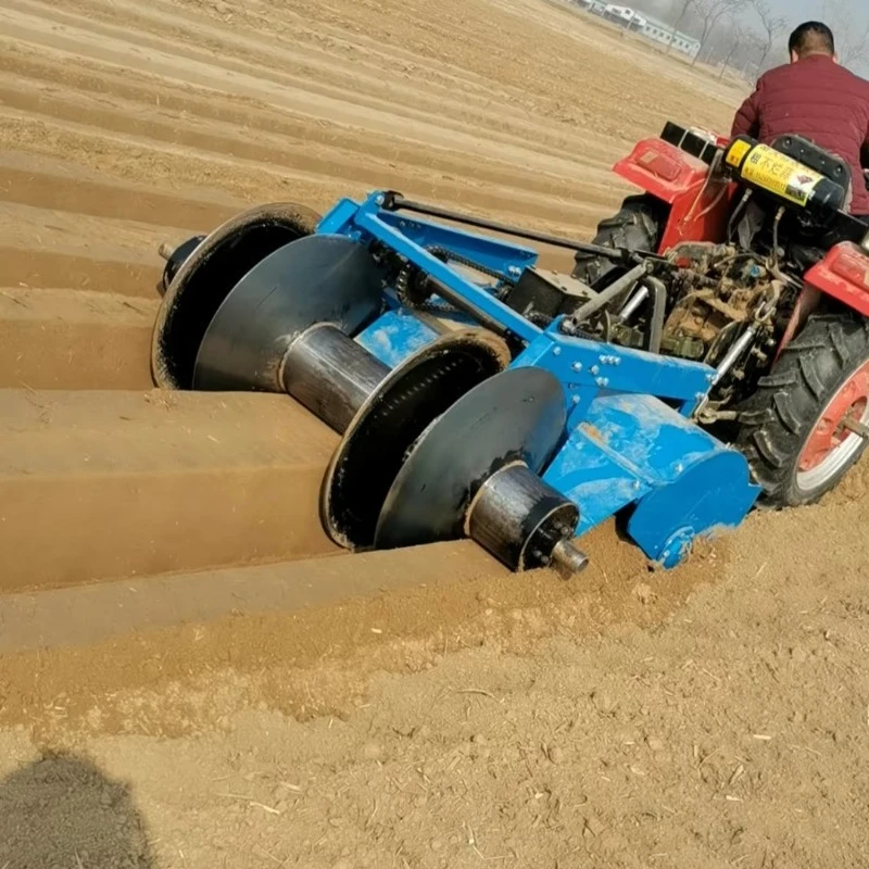 Agriculture Machinery Farm Ridging Making Machine Ridger Disc Plough Tractor for Sale
