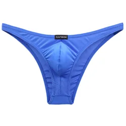 Slip Sexy en Nylon pour Homme, sous-vêtement Sexy, culotte convexe U