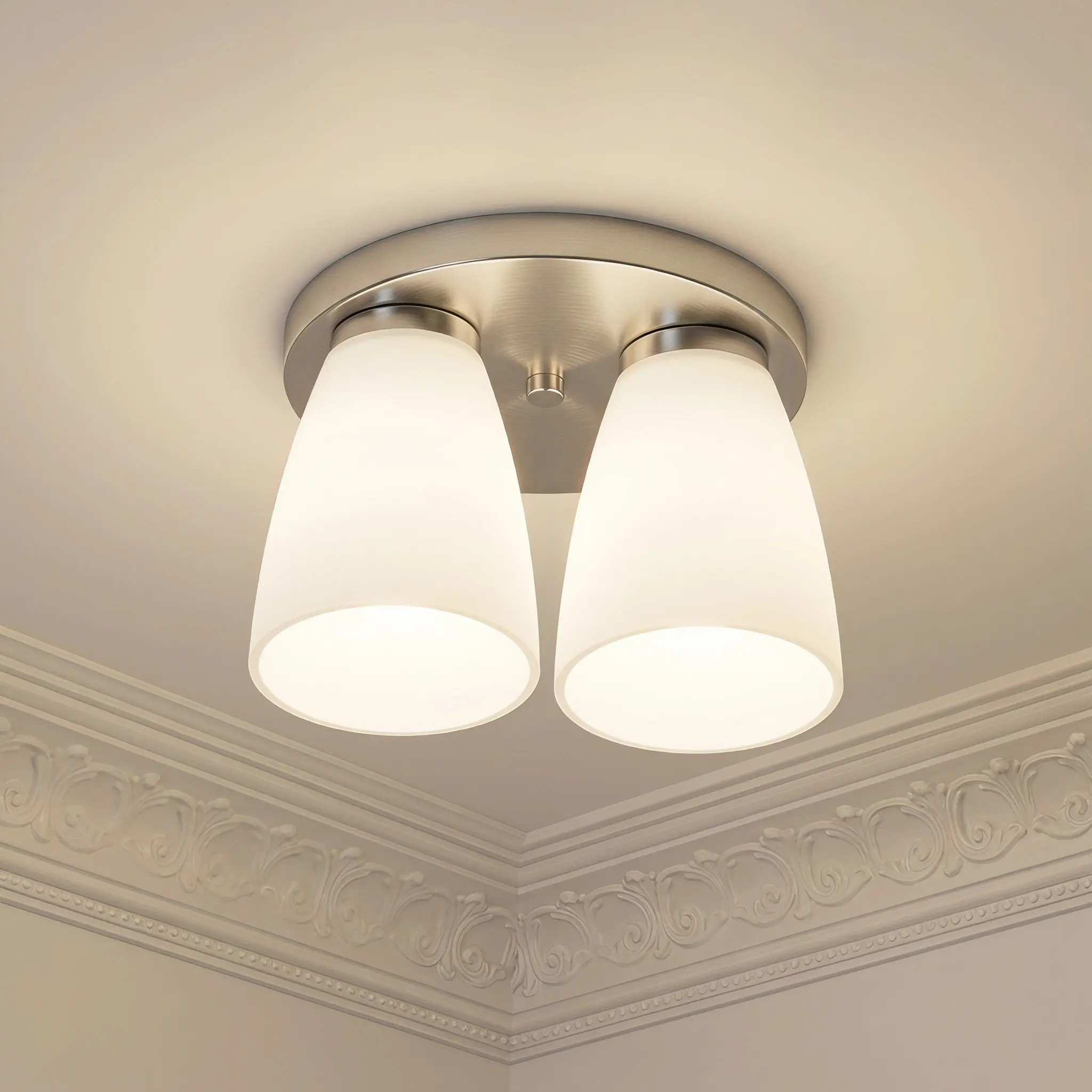 2Pcs Plastic Lamp Shades Replacement Small Lamp Covers Opening 30Mm Diameter Protect Desk Floor Lamps Gentle Light Diffuser