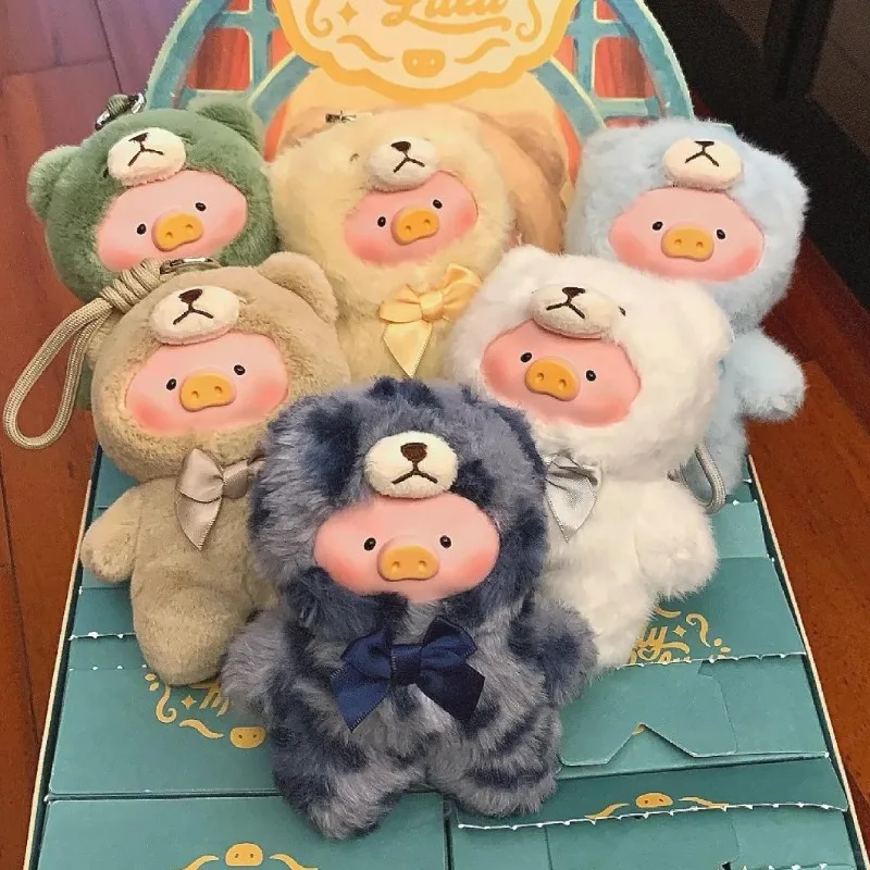 

LuLu The Piggy Vintage Teddy Toy Store Series Vinyl Blind Box Teddy Lulu Pig Action Figure Bag Pendant Doll Mystery Box Toy Gift