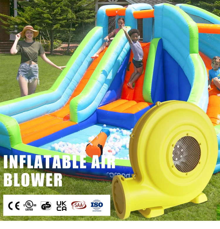 High pressure plastics air blowers 1200 Watt air blower fan for inflatable