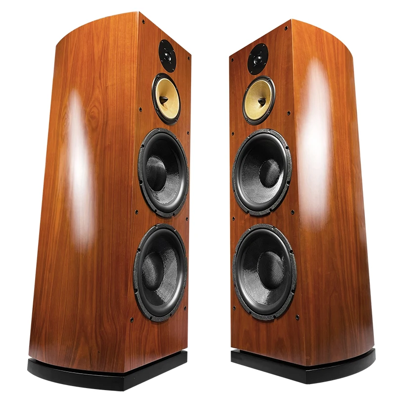 Home Theater System BA-12 Dual 12-inch Bass Fever-grade Hifi Floor-standing Three-way Speaker Audio Home