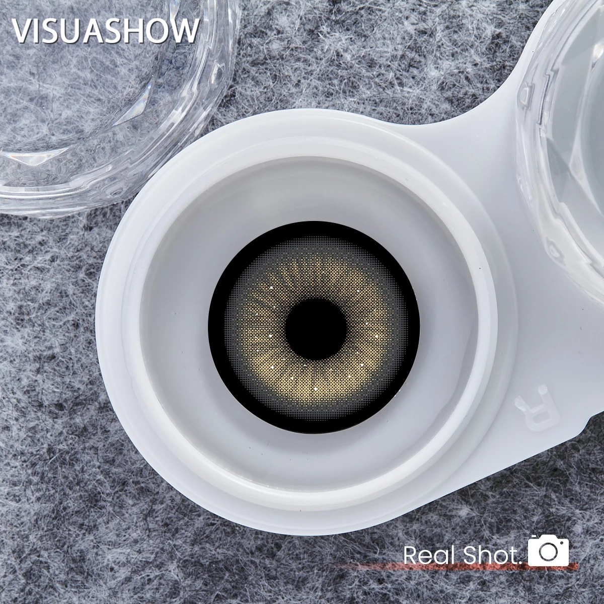 Visuashow Diamond Shimmer Farbige Kontaktlinsen 6 Monate Einweg 14,5mm Blau Grün Augenfarben-Kontaktlinsen für Schönheitskosmetik 70 – Detail 5