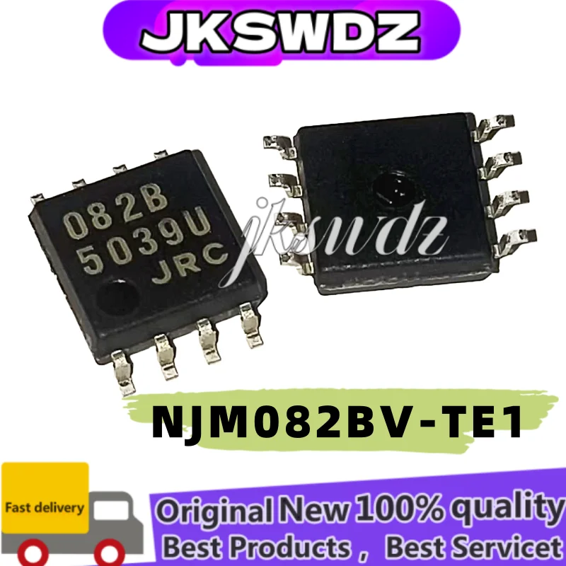 

10 pcs new original NJM082BM JRC082B operational amplifier silk screen 082B patch SOP8 pins