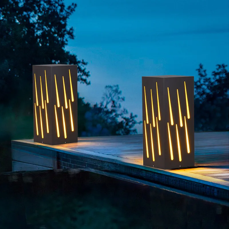 Outdoor villa landscape light Community remote control color-changing grass light Garden light