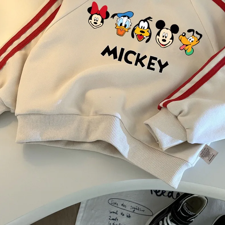 2026 Herbst Neuer Stil Jungen Casual Sweatshirt-Sets Mädchen O-Ausschnitt Hoodies Lange Hose Zweiteiliger Kinder-Mode-Trainingsanzug zum Laufen – Detail 8