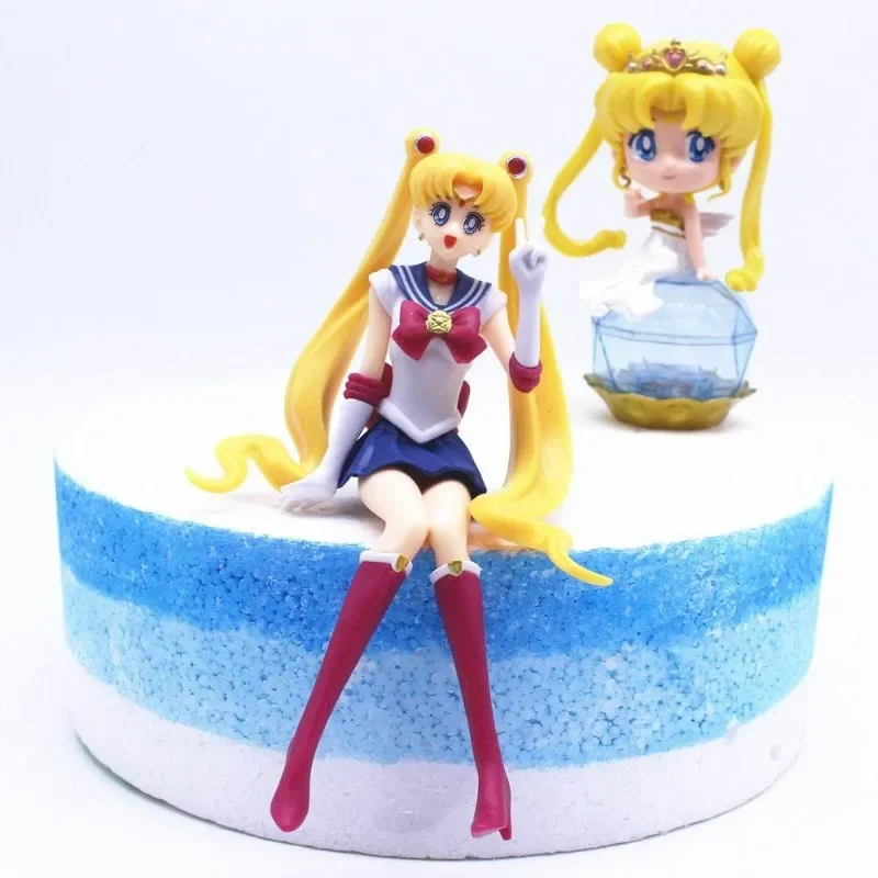 

Sailor Moon Tsukino Usagi Anime Figure Pendant Action Figures Statue Collection Desktop decoration toys model girl birthday Gift