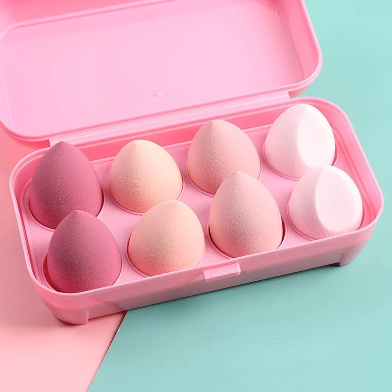 Esponja de maquillaje para mujer, licuadora, esponja cosmética para base, esponjas para polvos, accesorios de maquillaje, herramientas de belleza