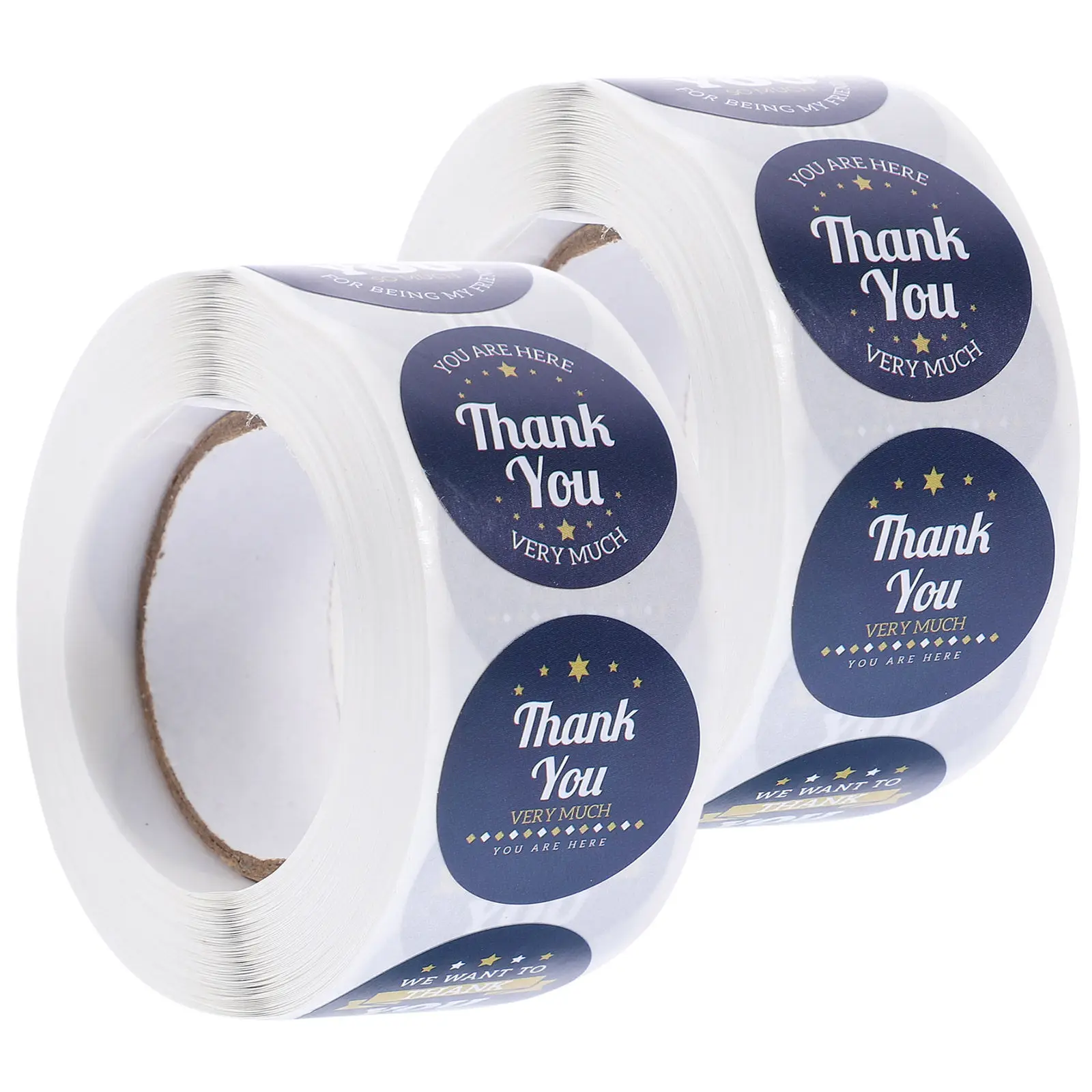 

2 рулона многофункциональных наклеек «Спасибо» для учителей, самоклеящиеся круглые рулонные наклейки для подарочной упаковки, аксессуары для писем