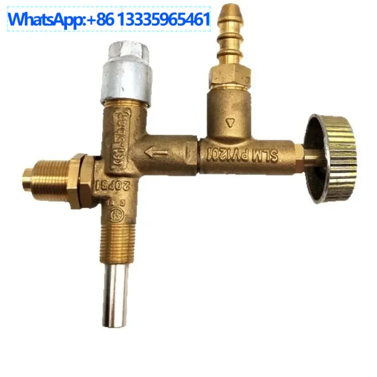 

2Pcs outdoor indoor gas heater safety flameout protection valve with needle valve farm heater control gas valve