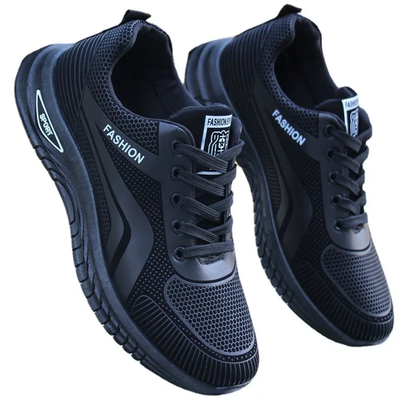 Mannen Casual Sneakers Zomer Dikke Zool Mesh Ademende Tennisschoenen Antislip Slijtvaste Running Trainers Zapatos De Hombre