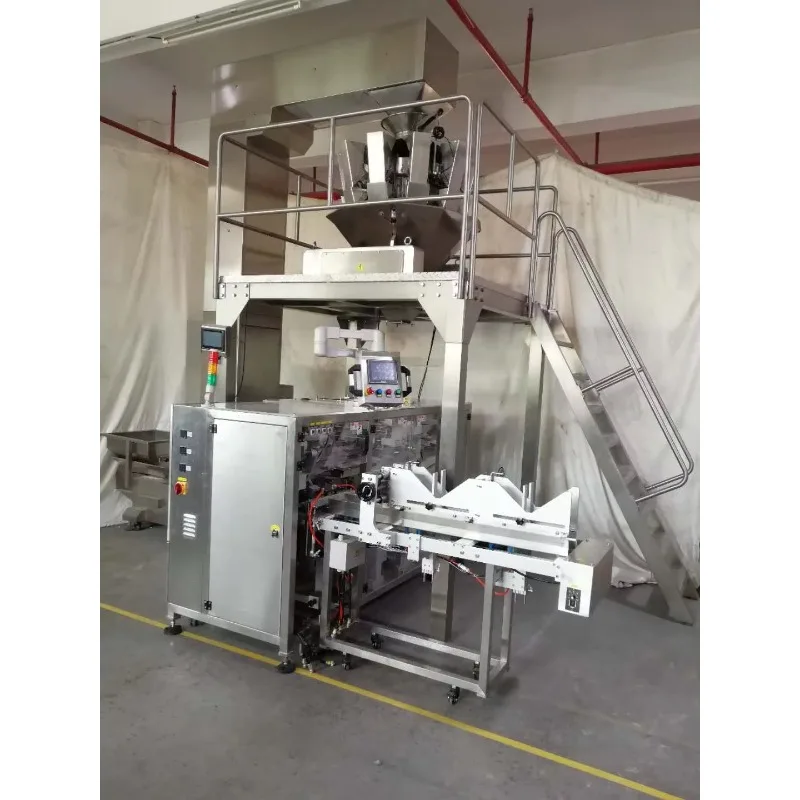 Multihead Paper Premade Bag Gummy Candy Popcorn Chips Weighing Doypack Packing Filling Machine