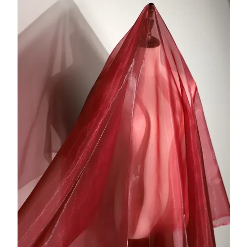 

Transparent Nylon Mesh Fabric Handmade Diy Modelling Wedding Dress Skirt Support Hard Mesh Fashion Dress Hard Yarn Stiff Fabrics