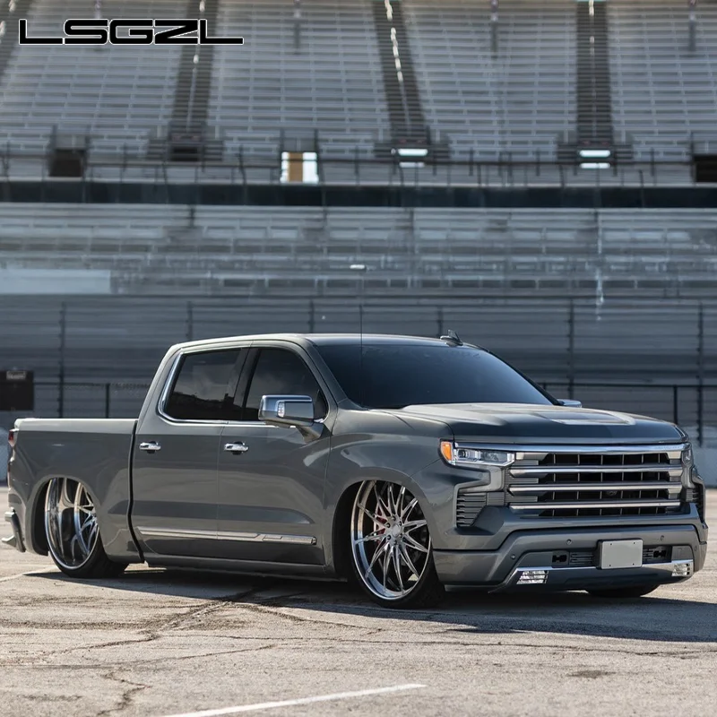 LSGZL Custom Forged Wheels 2/3 Pieces 20 21 22 23 24 Inch Polished/brushed 5x115 5x120 Class Car for chevy c10