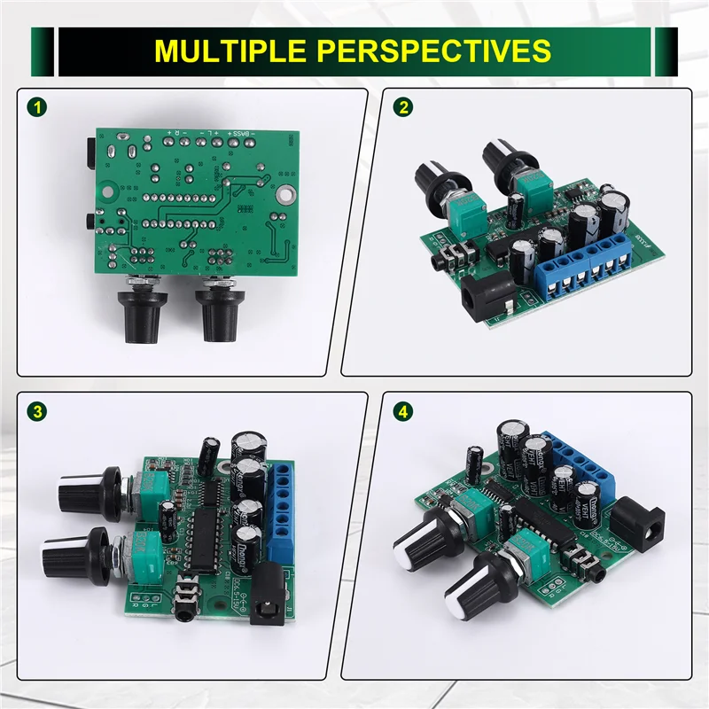 Excellent-2.1 Subwoofer Amplifier Audio Board 6Wx2+25W Mini Bass Amplifier HIFI YD1517P For 4-6 Inch 40W Subwoofer Speaker DIY