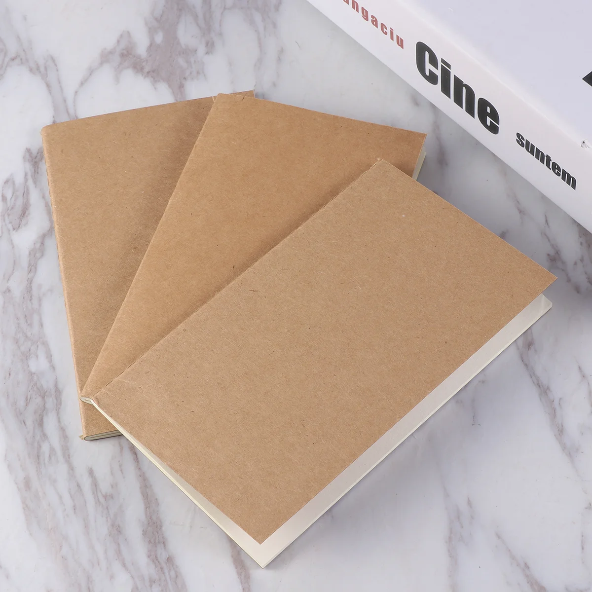 

12Pcs Kraft Paper Notebook Blank Travel Journal Notebook for Writing Drawing notepad memo pad notebook for work